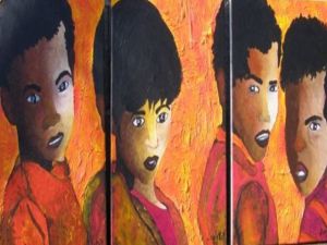 Exposition de Nicoletta B Artiste Peintre et Nelson Boyer Sculteur